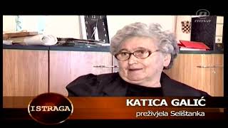 Istraga Rekonstrukcija Ivane Mandić Zločini U Selištu Kostajničkom