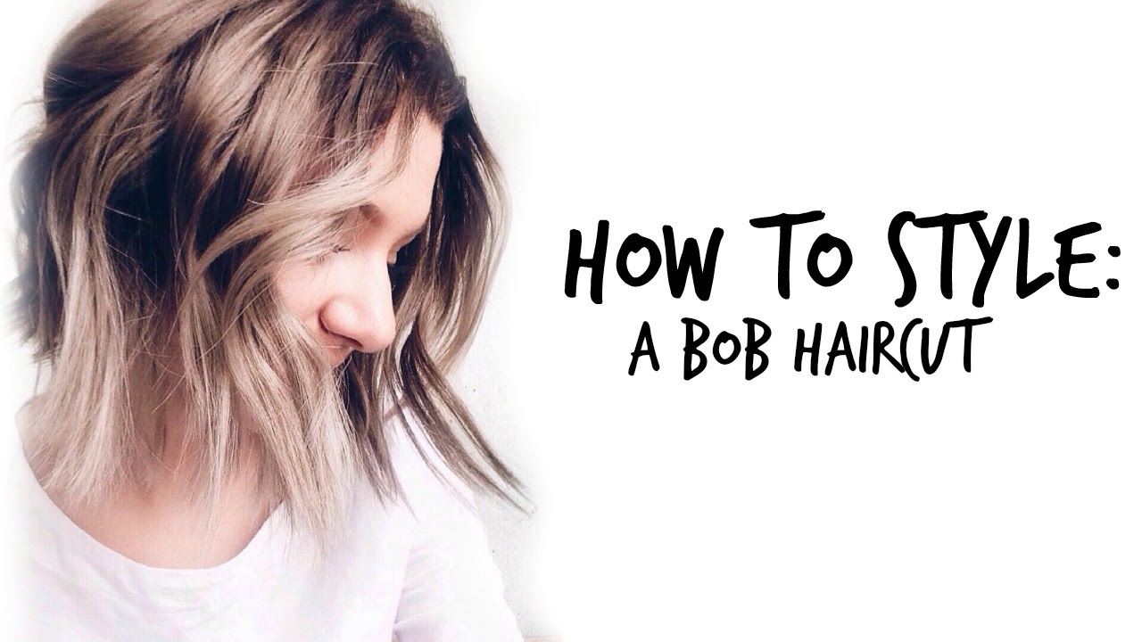 bob haircut how to style