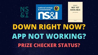 NS&I App Not Working - NS&I Prize Checker Not Working - Premium Bond App Not Working screenshot 2