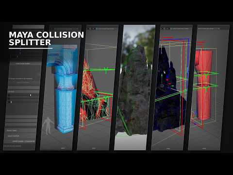 Maya Collision Generator Splitter Tool
