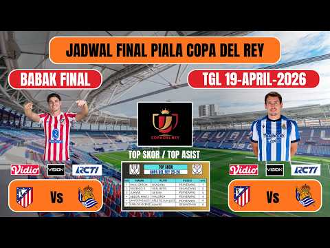 andalas188 x ceriatoto - Jadwal babak final piala copa del rey 2025-2026. ATL MADRID VS REAL SOCIEDAD.