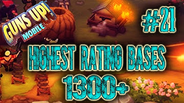Highest Rating Bases #21 | 1300+ Progress | Best Bases Series | GUNS UP! Mobile