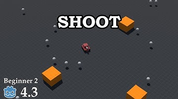 How to create a top down shooter - Learn Godot 4 3D - no talking