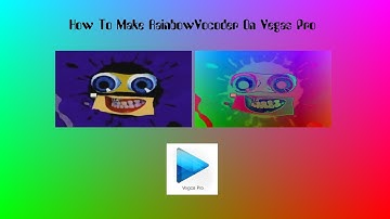 How To Make RainbowVocoder On Vegas Pro (New Effect)