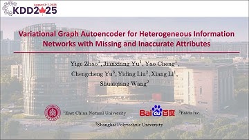 KDD 2025 - Variational Graph Autoencoder for Heterogeneous Information Networks