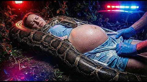 Giant Python Attack! Wildlife Animal Rescue Saves Pregnant Woman
