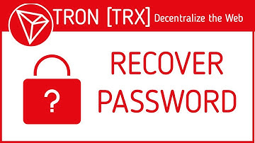 How to bypass the Tronlink Password if your Forgot it