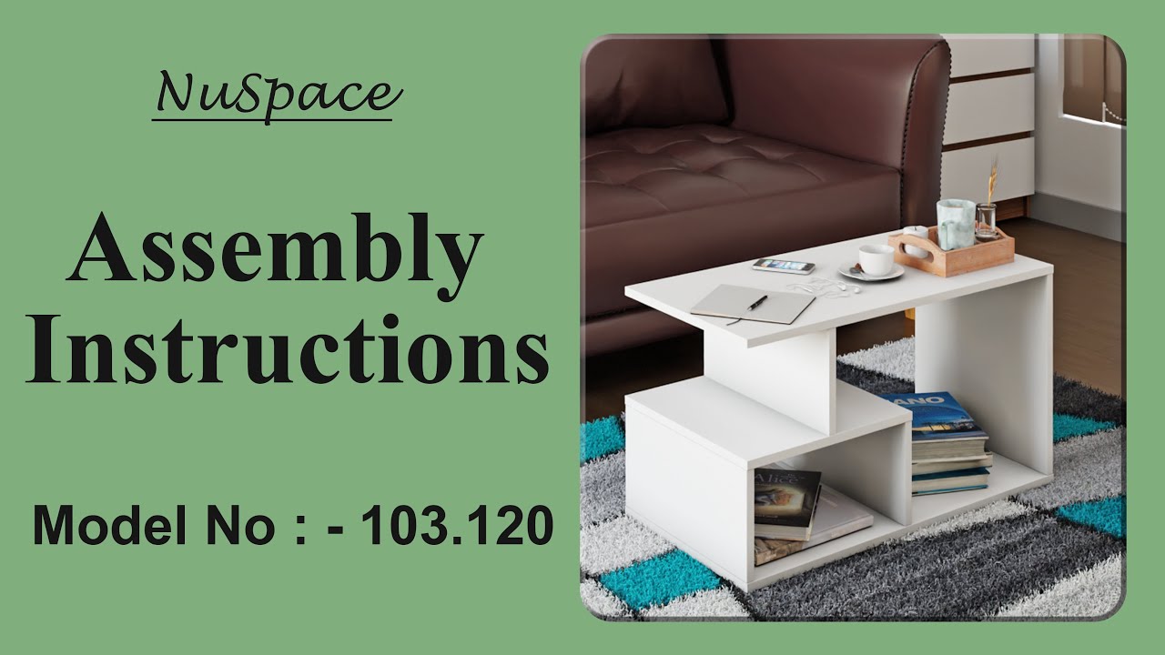 NuSpace Coffee Table Assembly Tutorial | SKU :103.120