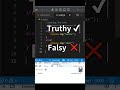 JS Interview Q46 : Truthy ✔ or Falsy ❌? #true #false  #javascript #frontendinterview #programming