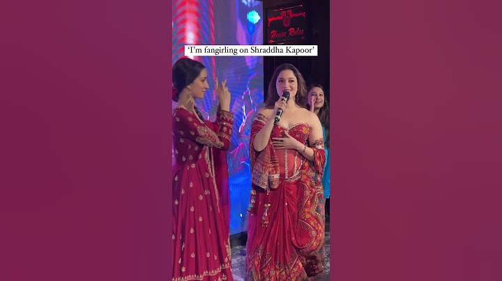 Tamannah Bhatia during the launch of  #Stree2 first song titled Aaj Ki Raat