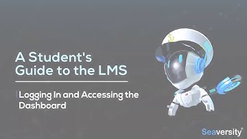 Seaversity eLearning - Logging In and Accessing the Dashboard