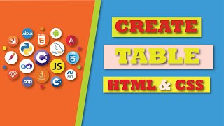 Create Table in VS Code using HTML &amp; CSS 2024 😱😱| HTML TUTORIAL | WEB DEVELOPMENT TUTORIAL