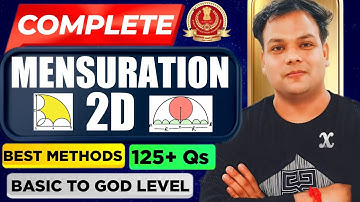 SSC CGL 2026 | MENSURATION 2D ONE SHOT | BY Vishesh Shukla Sir #ssccgl2026 #cgl #chsl #cpo #ssc 