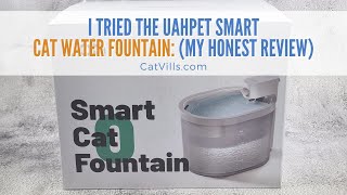 Uahpet Wireless & Battery Operated Cat Water Fountain | My Honest review by Catvills 3,576 views 1 year ago 1 minute, 1 second