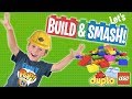 Lego duplo ideas building  smashing lego in slow motion  family pop tv