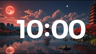10 Minute Silent Timer ⏳| Aesthetic Background + Soft Alarm screenshot 3