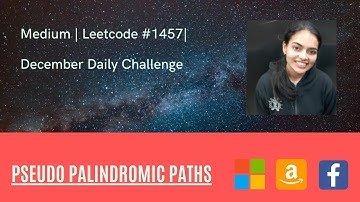 1457LeetCode || Pseudo-Palindromic Paths in a Binary Tree