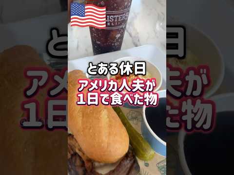 【🇺🇸アメリカ人夫の食事】とある休日ロードトリップ中の1日に食べた物まとめてみた🥪