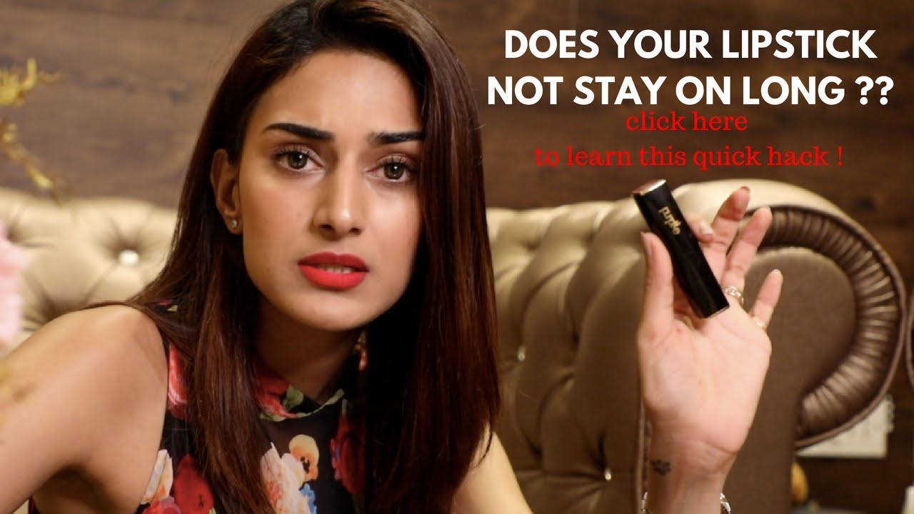 Quick and Easy Lipstick hack + Purplle ultra HD Lipstick Review