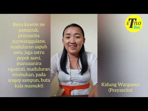 Kidung Wargasari Mareresik (Prayascita) Bagian 1, 2 & 3