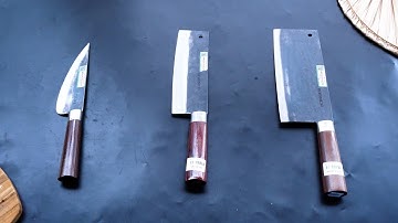 Bộ dao bếp thép nhíp chuẩn Dao Vip Cao Bằng