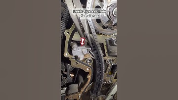 timing chain tensioner and guide explain in short   #automobile #mechanic