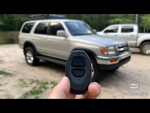 How To Pair 3rd Gen 4runner Keyless entry Remote