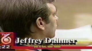 Every time Jeffrey Dahmer answered in court - (speaking Compilation)
