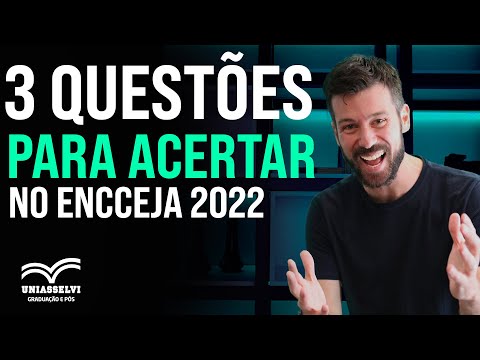 3 QUESTÕES PARA VOCÊ ACERTAR NO ENCCEJA