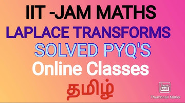 LAPLACE TRANSFORMS-SOLVED PYQ