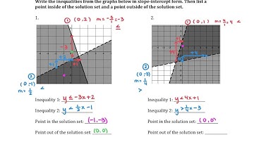Notes 5 1 Video   Writing and Graphing Systems of Equations