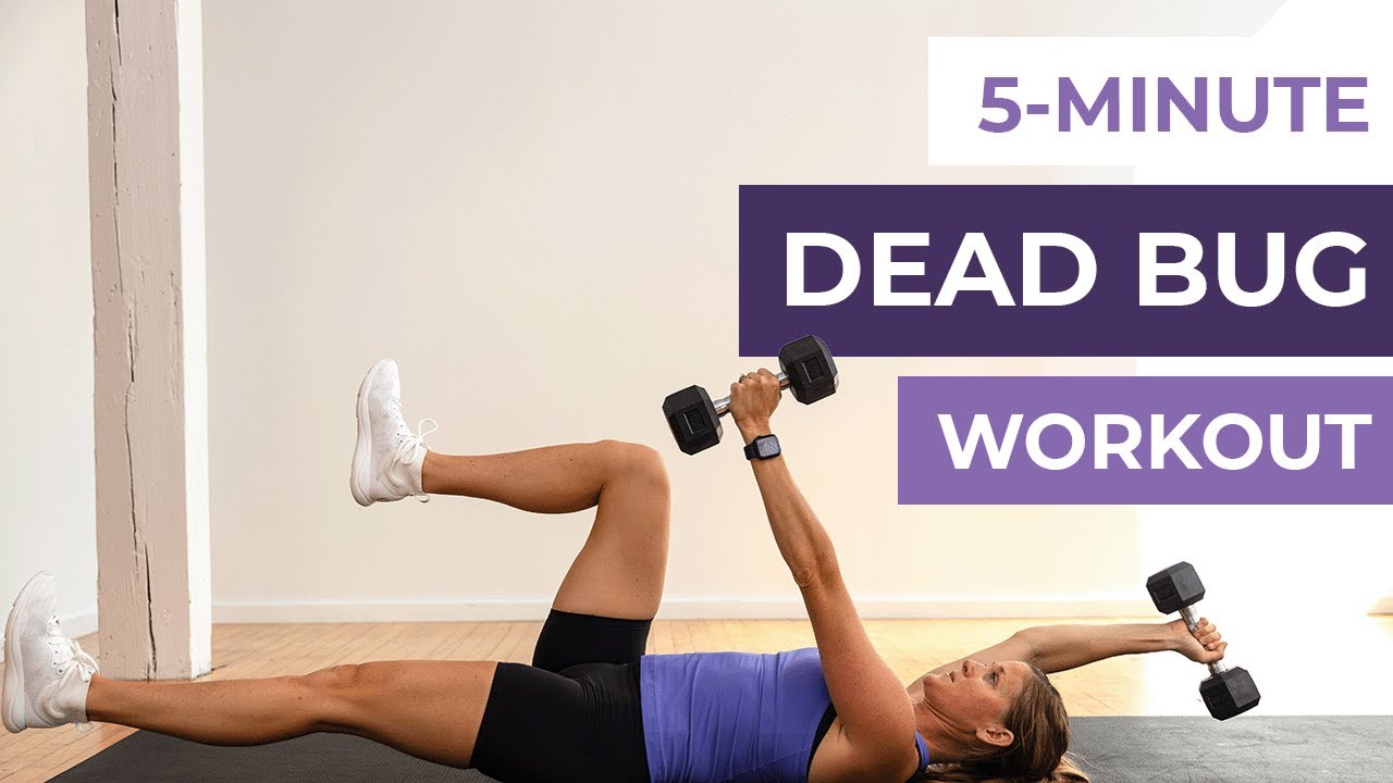 Bar Stænke Sag Dead Bug Exercise: Tutorial and Variations | Nourish Move Love