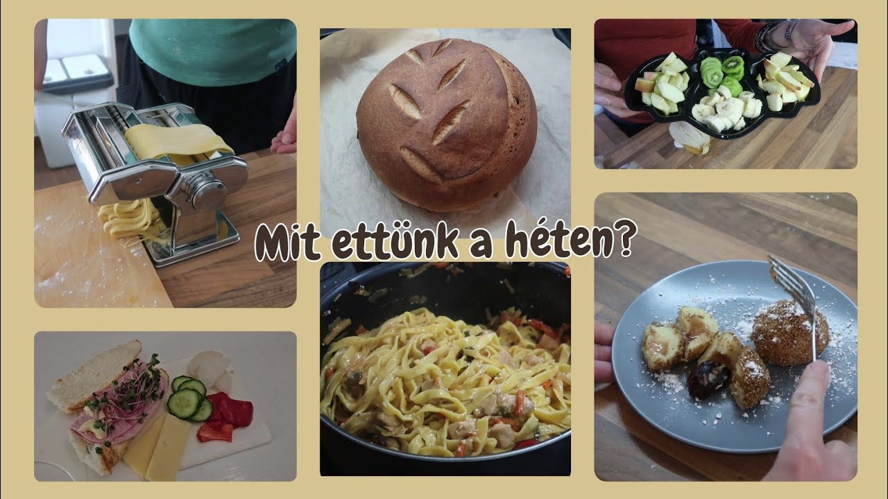 MIT ETTÜNK A HÉTEN (csülkös bableves, szilvásgombóc, házi tészta)