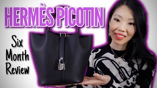 HERMES PICOTIN 18 REVIEW *is it worth it, what fits, wear and tear, would buy again?* FashionablyAMY