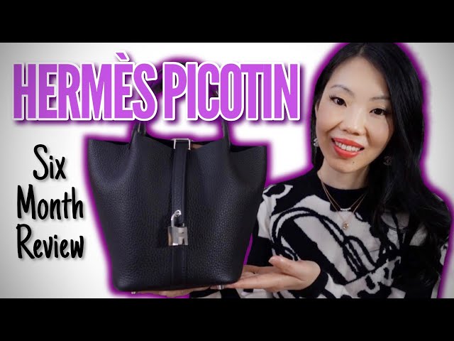 DESIGNER HANDBAG REVIEW - Hermes Picotin 22 (Worth the price? What does it  hold?)