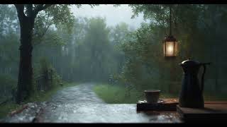 Moist and refreshing smell of rain and earth | Soft Rain for Sleep, Study and Relaxation