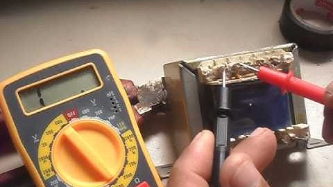 TRANSFORMADOR/COMO TESTAR UM TRANSFORMADOR