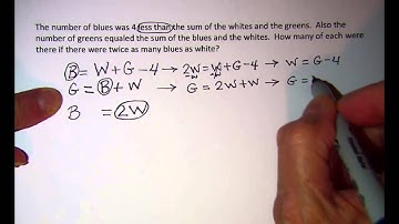 Word Problem in 3 variables