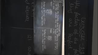 Class 8th Maths CG board Exercise 1•1 #class8maths #mathssolutions