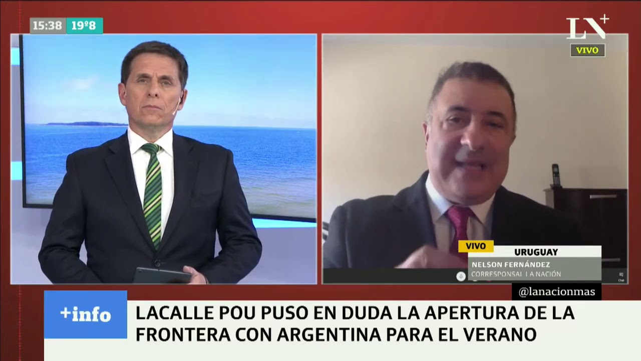 Uruguay. Lacalle Pou puso en duda la apertura de la frontera con Argentina para el verano