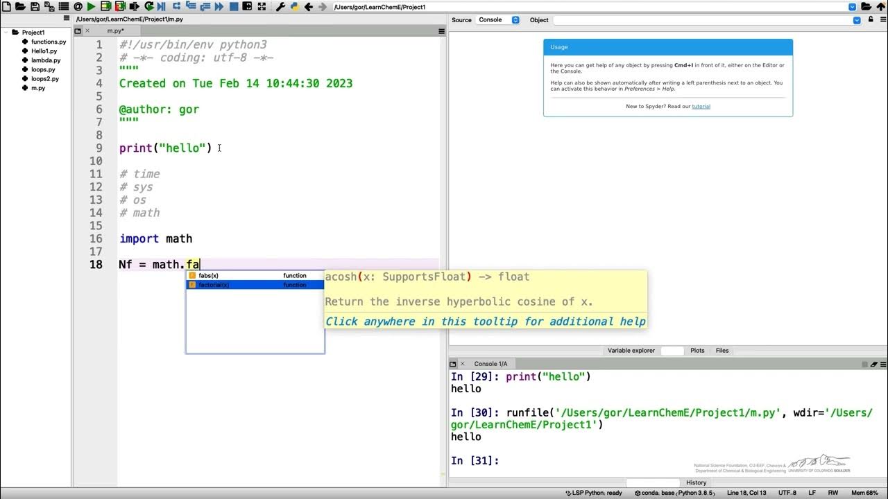 Python Lecture 15: Math Module - YouTube