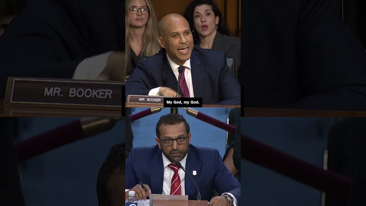 See Heated Exchange Between Cory Booker And Kash Patel