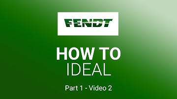 Fendt IDEAL | How-To 2021 | Part 01 | Terminal home screen 2/5 | Fendt