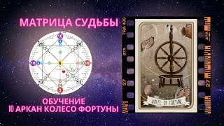 10 Аркан Колесо Фортуны | Матрица Судьбы | Обучение