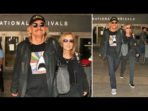 Legendary Rocker Joe Walsh And His Lovely Wife Marjorie Look So In Legendary Rocker Joe Walsh And His Lovely Wife Marjorie Look So In Love At Lax