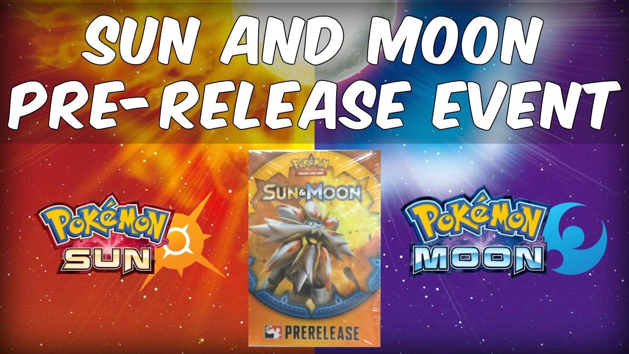 pokemon sun and moon pre release event box opening youtube