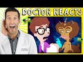 ER Doctor REACTS to Funniest Big Mouth Medical Scenes