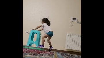 Little kid trying to jump on stool|720p full hd (720×1280)|kp official YouTuber