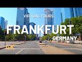 FRANKFURT driving tour 🇩🇪 Germany 4K Video Tour. Driving in Frankfurt