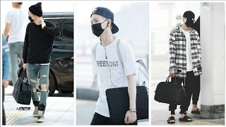 Suga BTS Airport Fashion